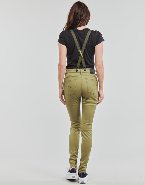 G-Star Raw - WORKER RADAR DUNGAREE - Kaki