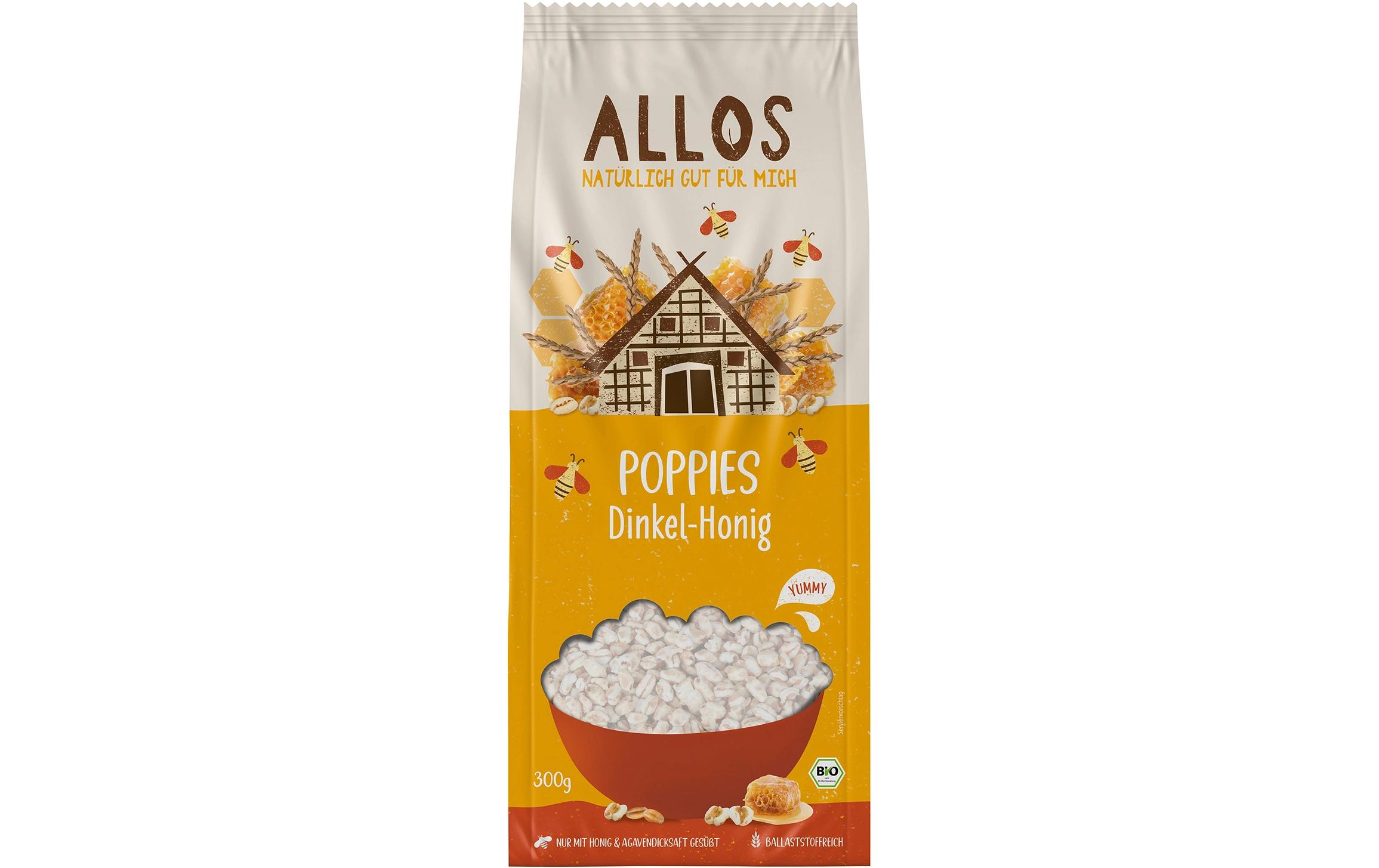 Cerealien Bio Dinkel-Honig Poppies Beutel 300 gBio Dinkel-Honig Poppies