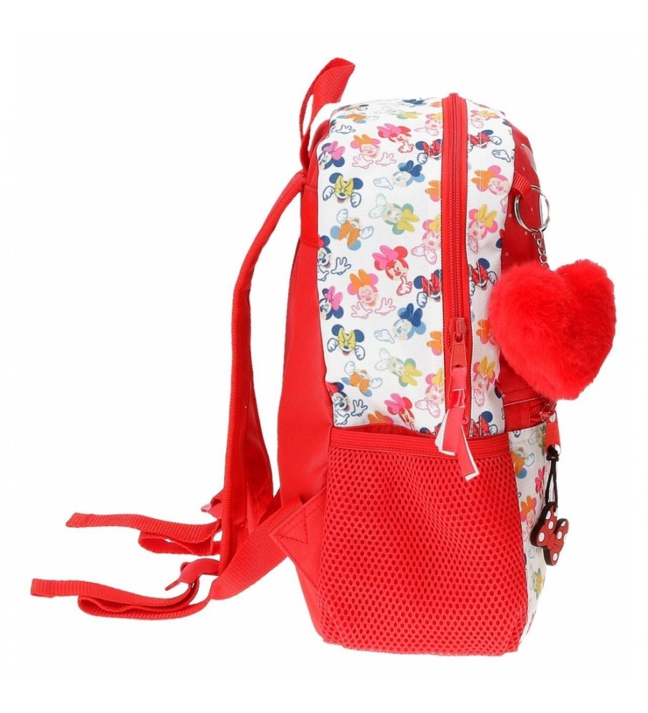 Mochila Joumma Minnie Diva vermelha - 25x32x12cm -