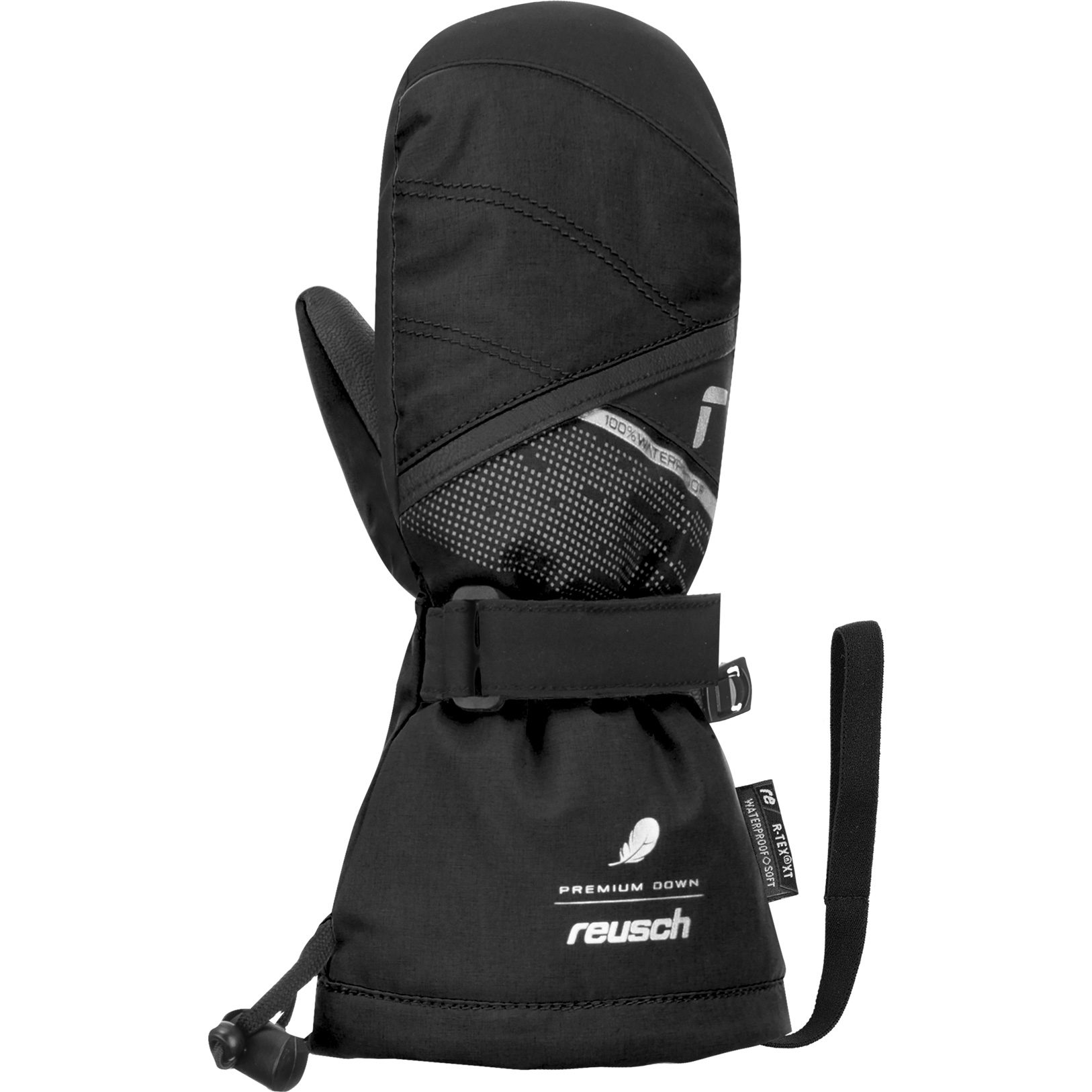 Reusch Kaden Down R-Tex® XT Mitten Fäustlinge Kinder schwarz