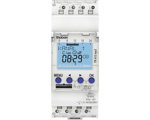 Digitale tijdschakelaar TR 612 top3