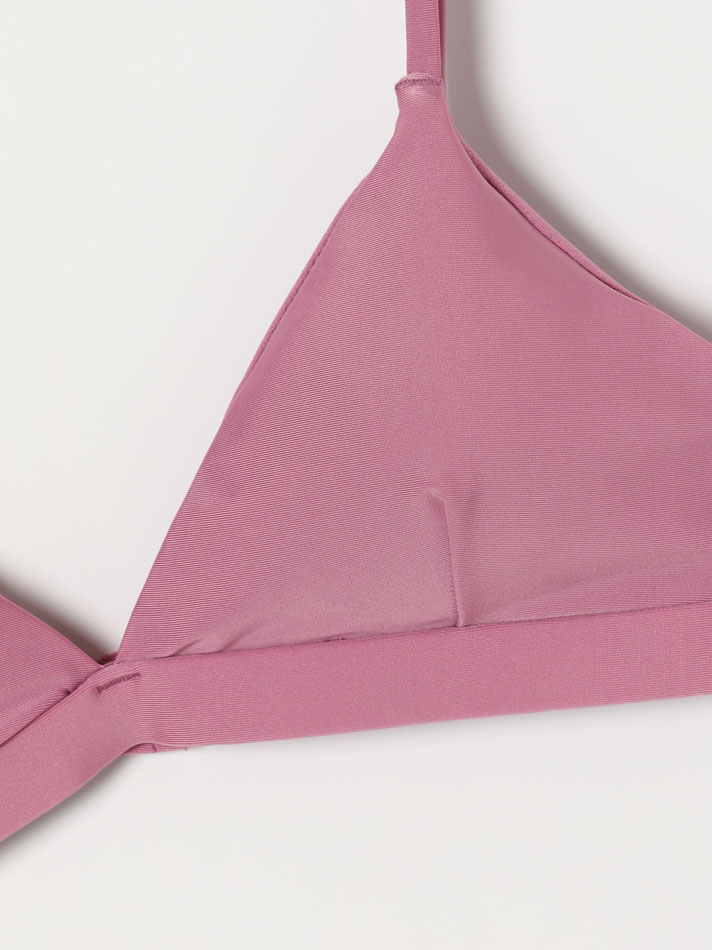 Top de biquíni triangular - Roxo