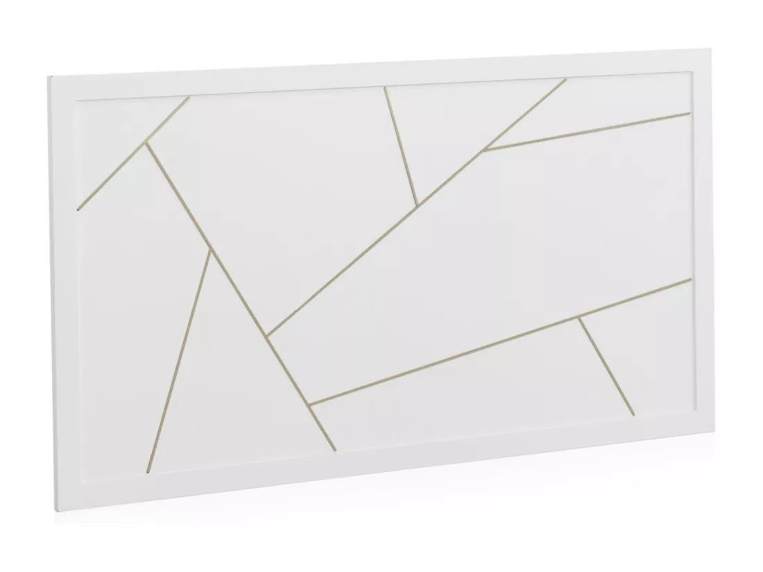 Tête de lit laquée blanche 110x60 cm