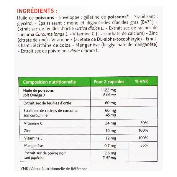 Nutreov Physcience Phytalgic Ômega C+ 120 cápsulas