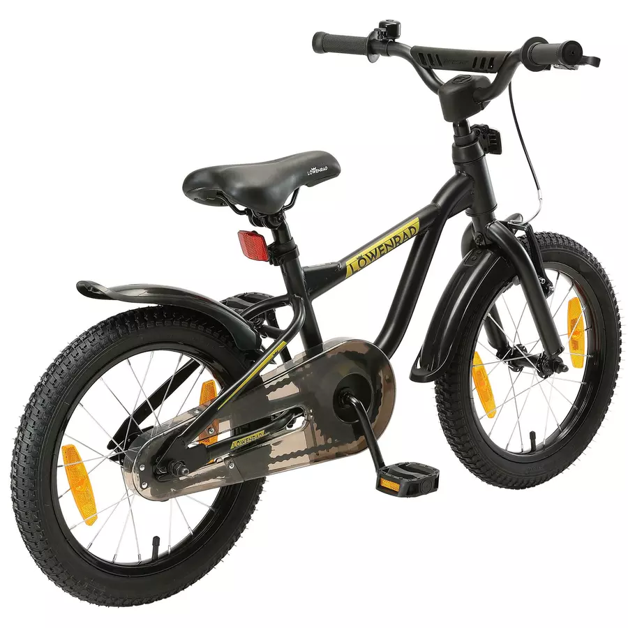 Löwenrad Kinderrad 16 Zoll LR Classic schwarz
