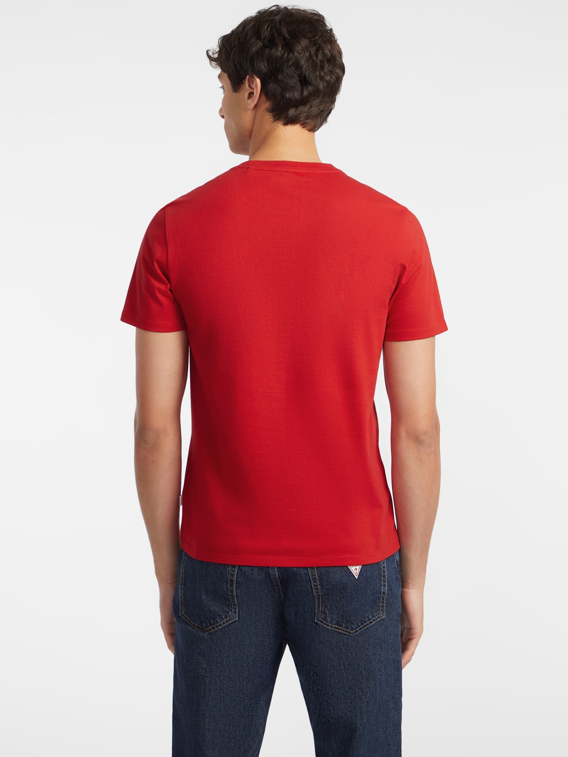 Camiseta Slim com Logo Bordado