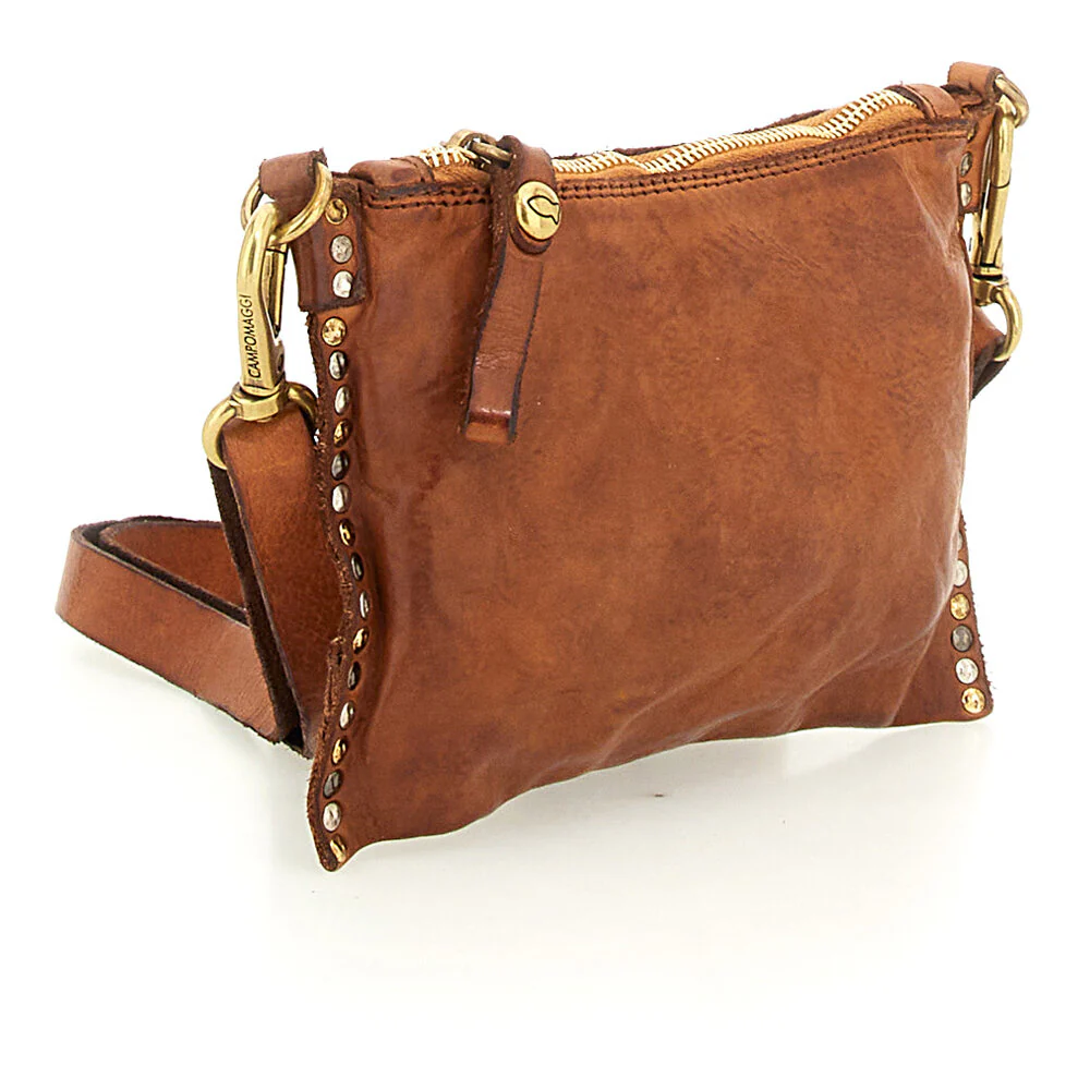 Campomaggi  Læder crossbodytaske - Cognac