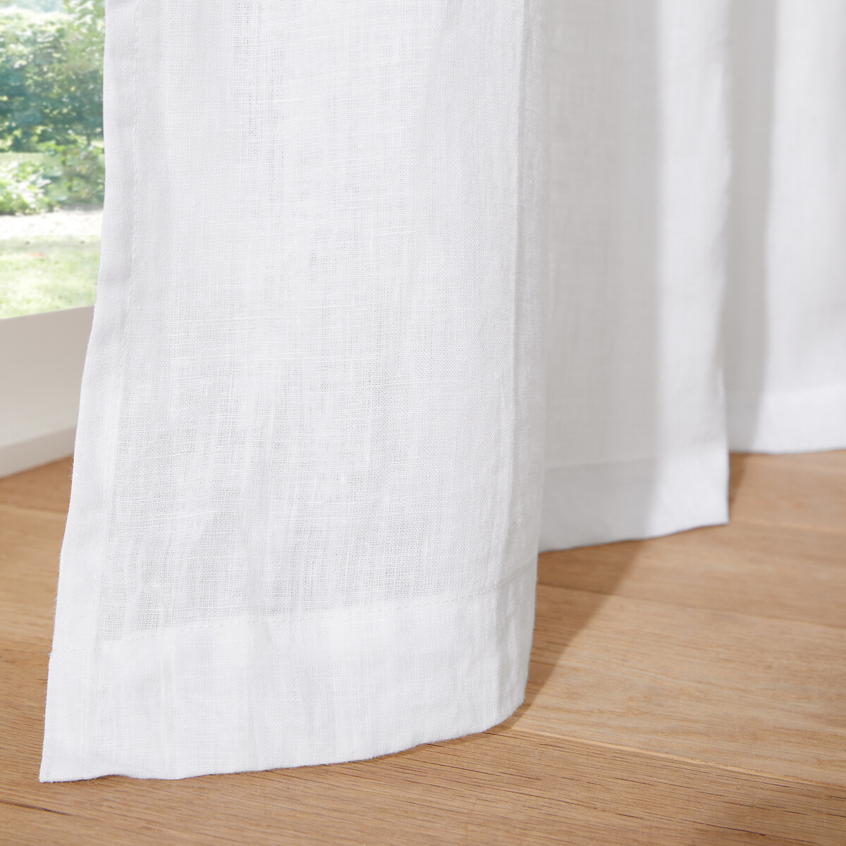 LA REDOUTE INTERIEURS<br>Cortina de linho lavado Onega