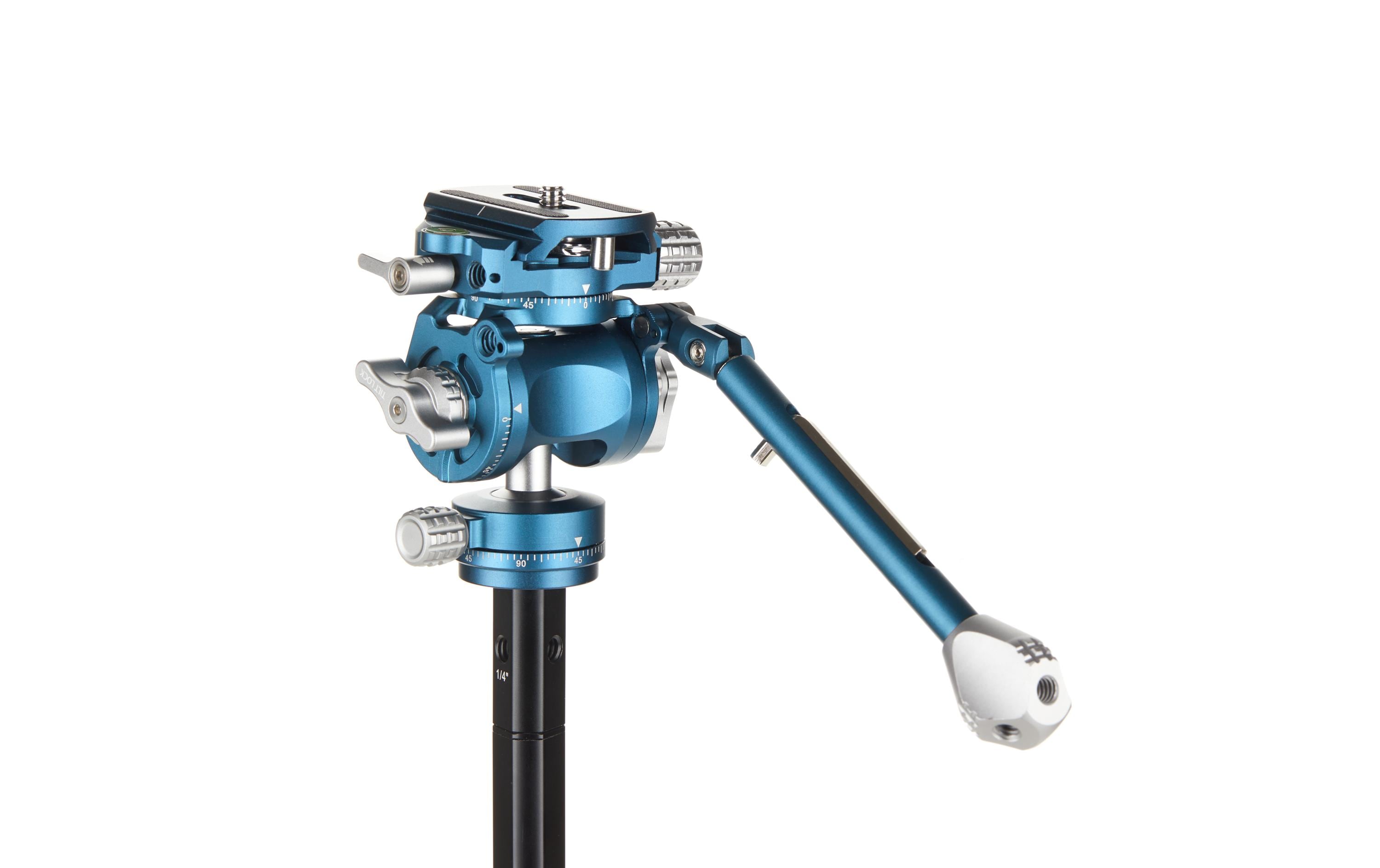 Stativ TCBA15FS20PROC Cyanbird Kit Alu<br>Leichtes und reisefreundliches Stativ für die Erstellung von Fotos, Videos und Inhalten