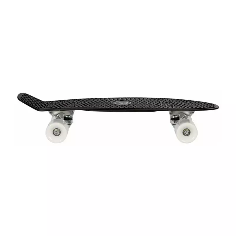 Skate cruiser PLAYLIFE Vinylboard 22*6 Black - white Wheels