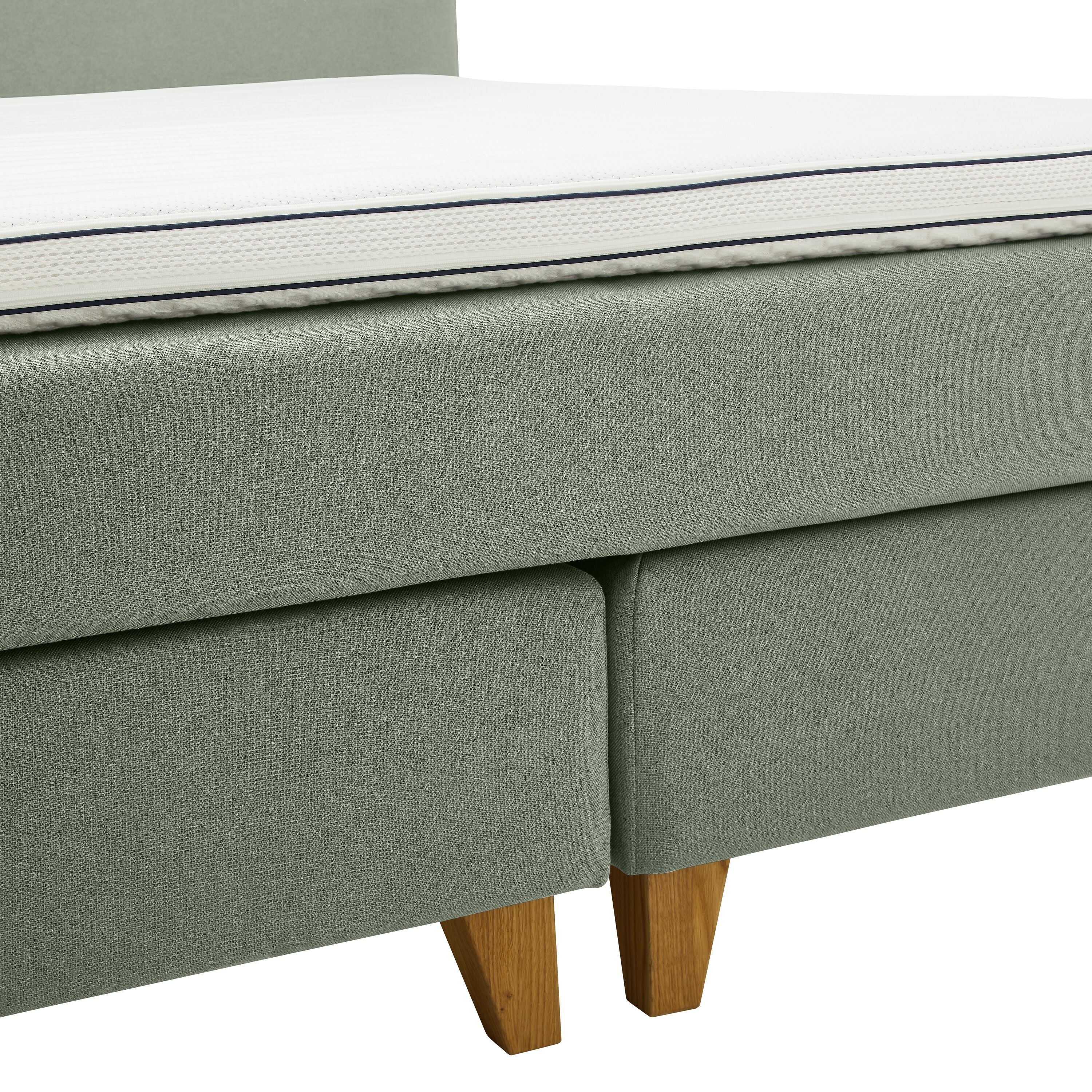 bico GOODNIGHT Boxspringbett - Mint / B: 160.0 cm x T: 200.0 cm