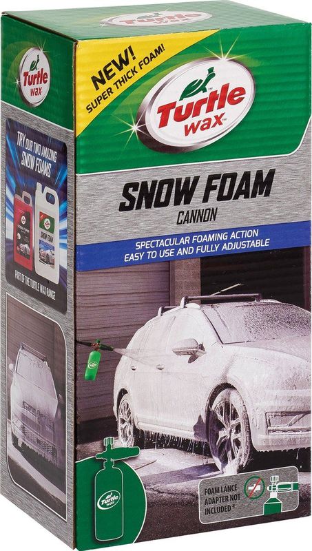 Turtle Wax - Snow Foam Canon - Autoreiniger - Zwart - Voor Hogedrukreiniger