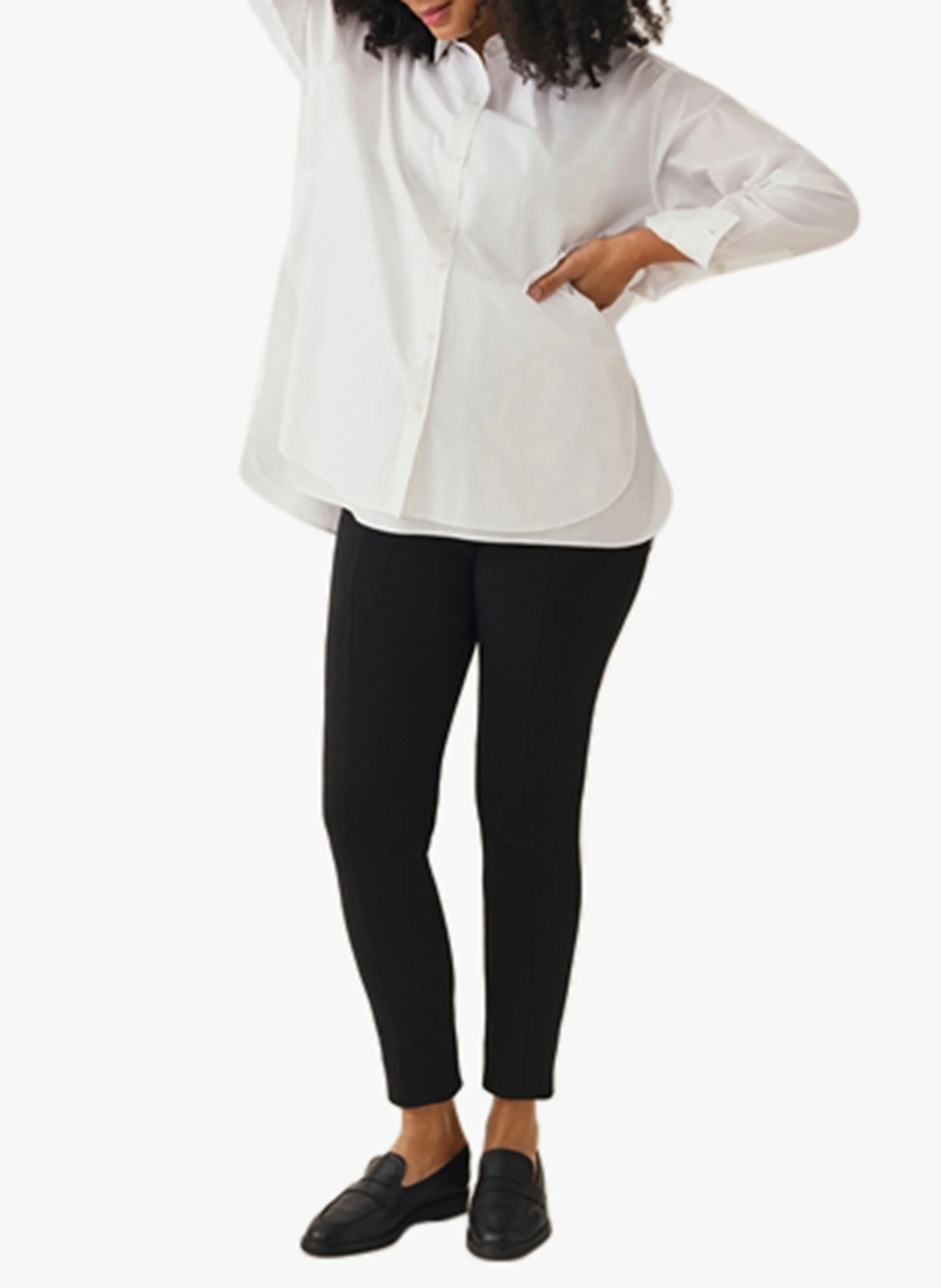 Pantalon slim de grossesse | Noir