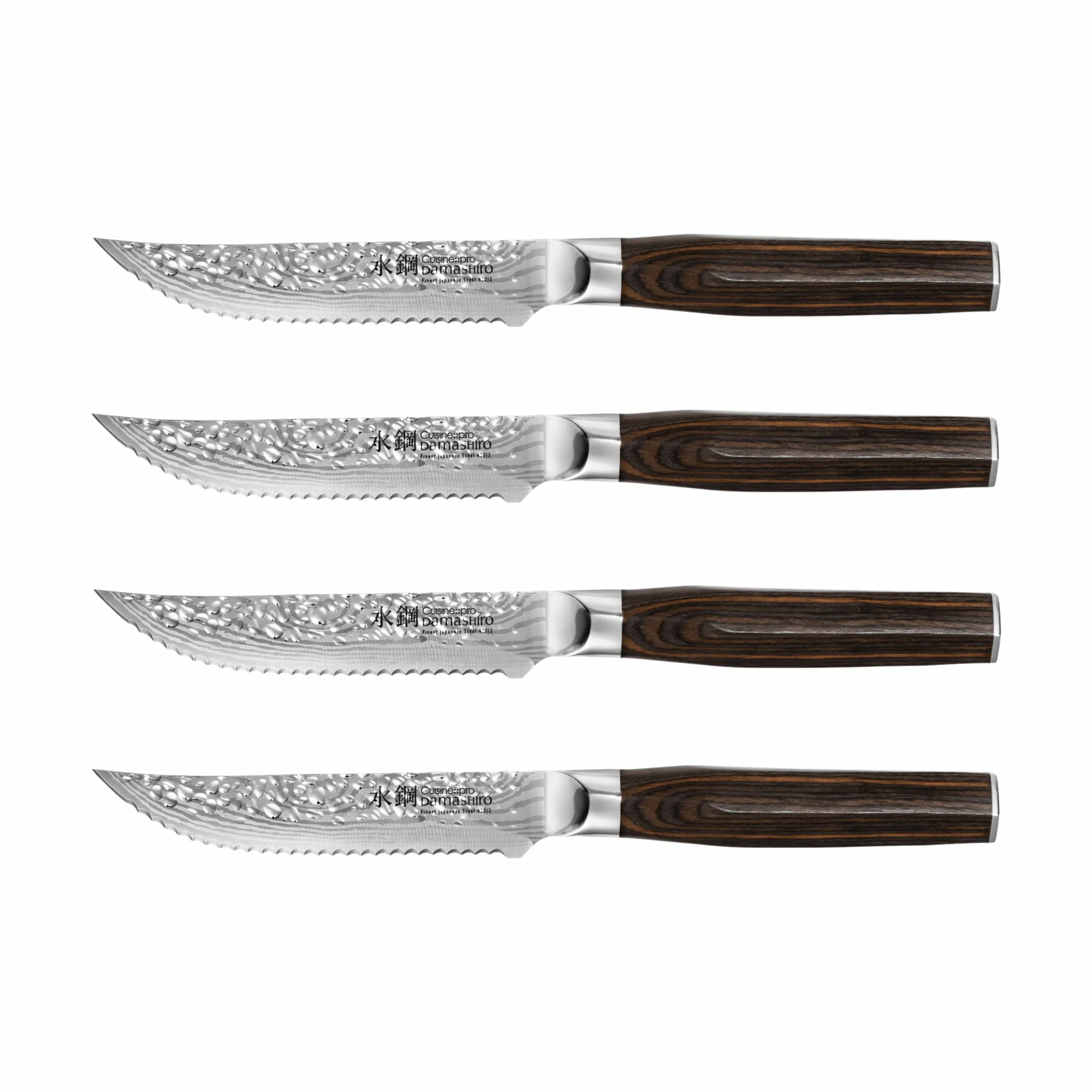 THE CUSTOM CHEF™ Damashiro® EMPEROR Steakknivssæt - 4 dele