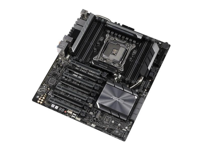 ASUS Mainboard WS C422 SAGE/10G Intel LGA 2066 CEB-Mainboard mit Quad-GPU-Unterstützung und 10G LAN