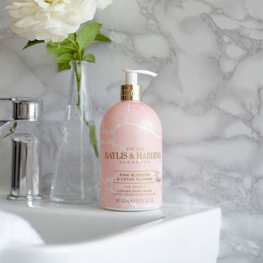 Baylis & Harding Elements Pink Blossom & Lotus Flower Hand Wash 500ml