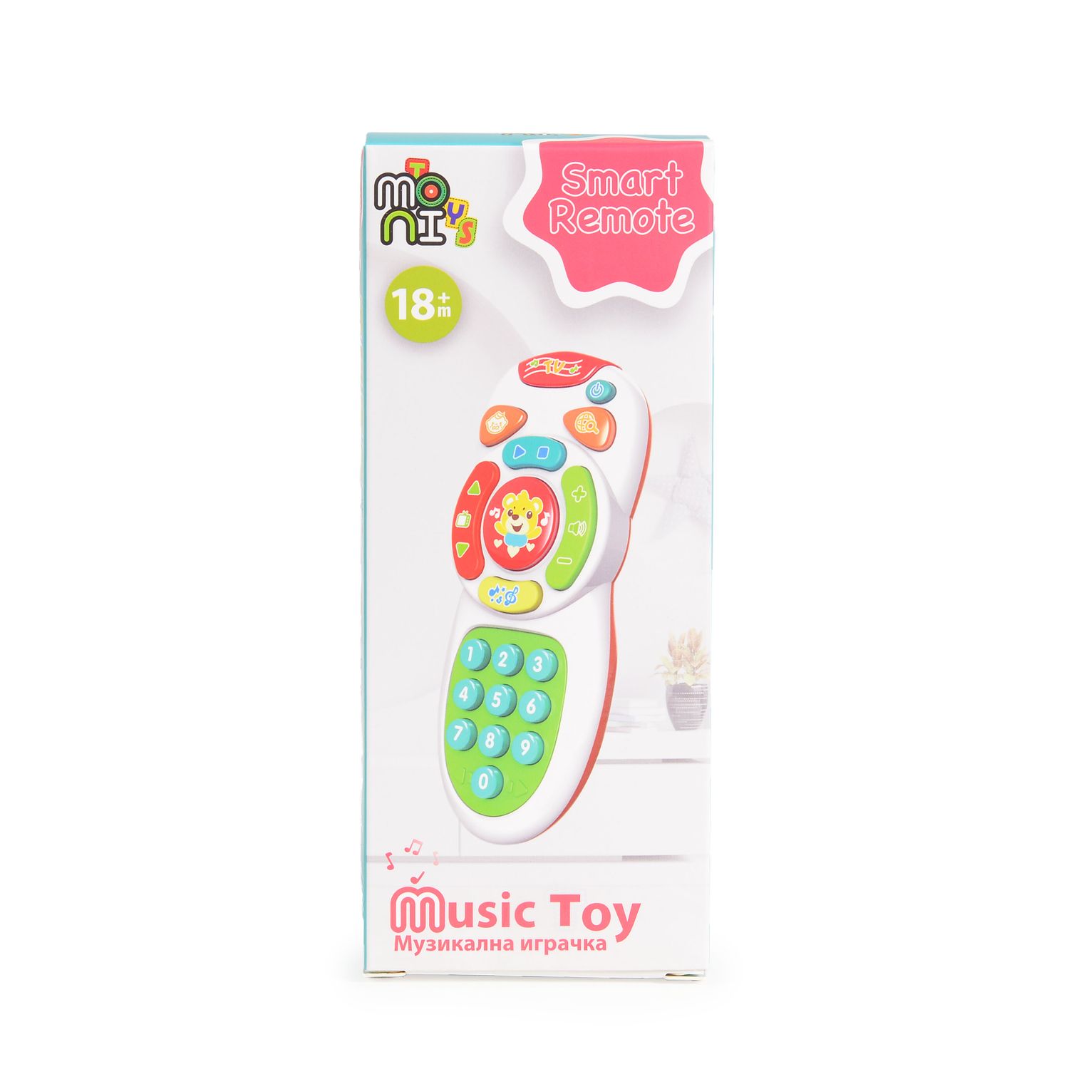 Moni Kinder Musik Telefon Smart Remote YL5047 Tasten, Musik, Lichteffekte weiß