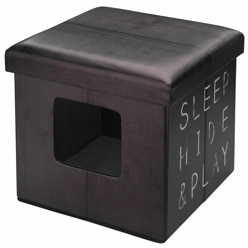 Pouf pour animaux de compagnie sleep hide play marron 434/431627