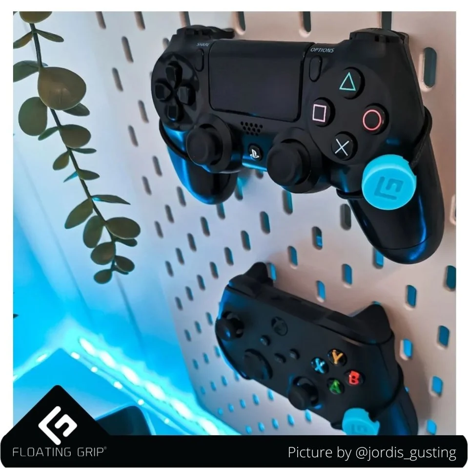 Floating Grip Wall Mount Covers (Turquoise)