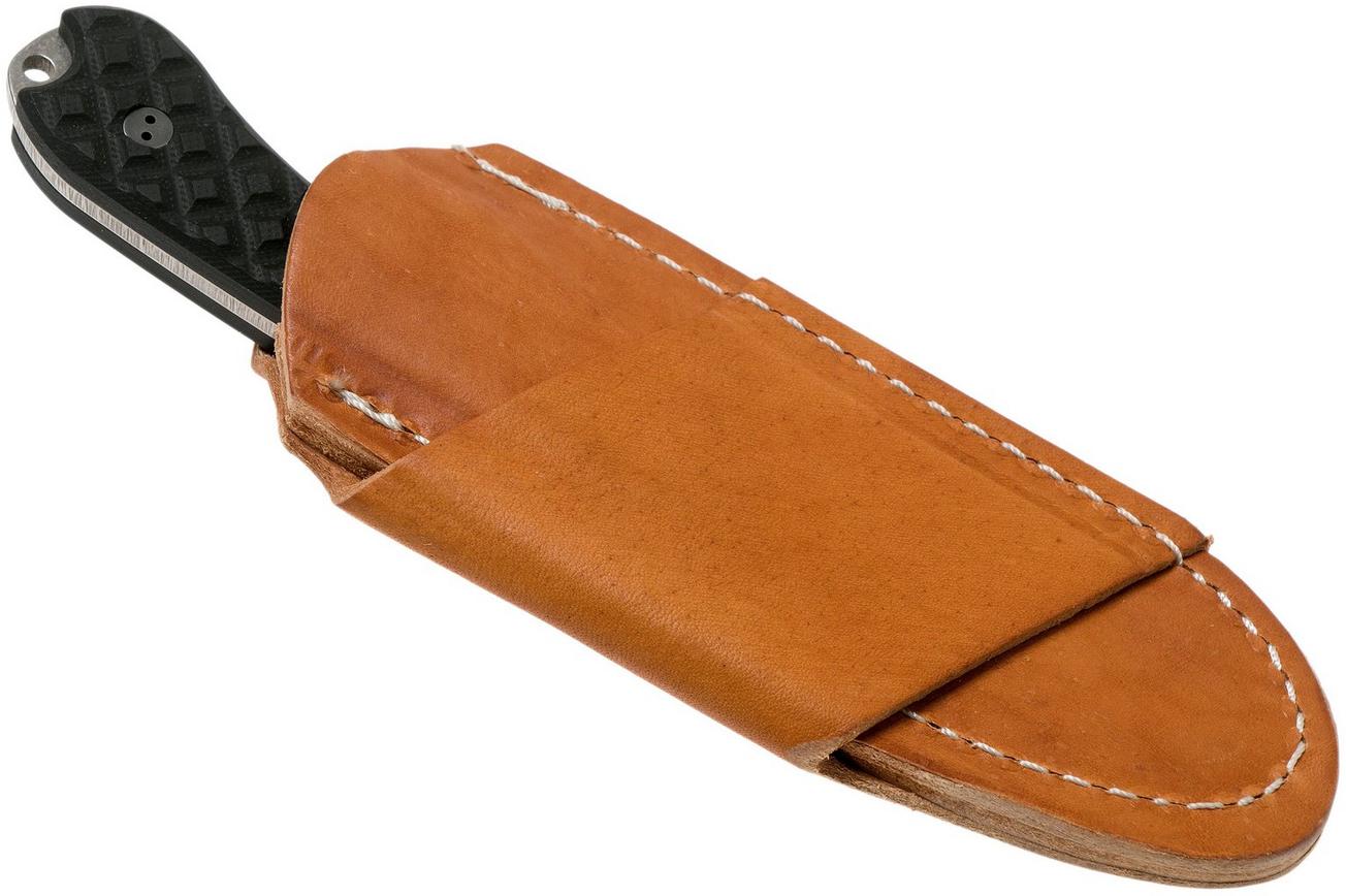 Bradford Guardian 3, Black G10 Guardian 3 M390, False Edge, Sabre Stonewashed 3FE-001-M390