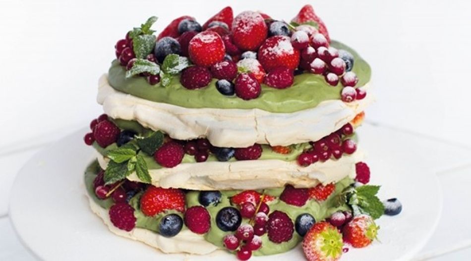 Pavlova met vruchten