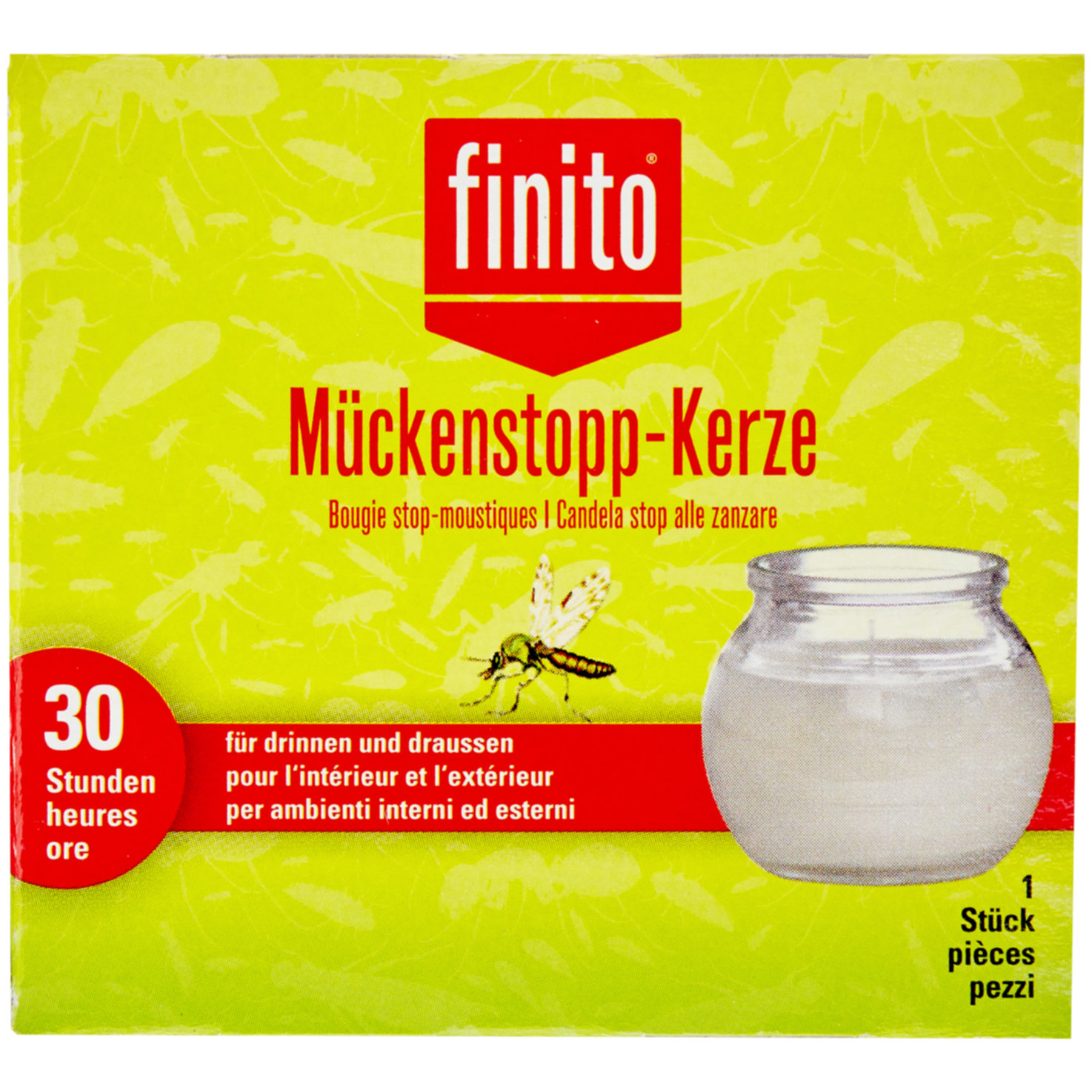 Finito Mückenstopp Kerze