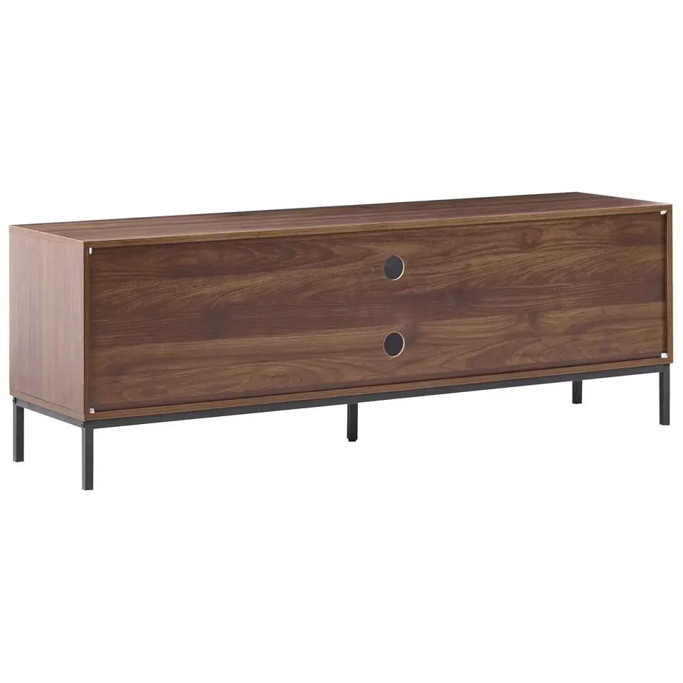 CARAQUET - TV-meubel - Donkerbruin - MDF