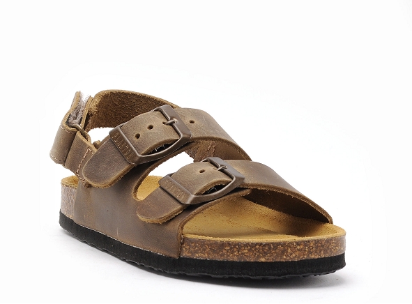 Plakton nu pieds enfant poli 126095 kaki