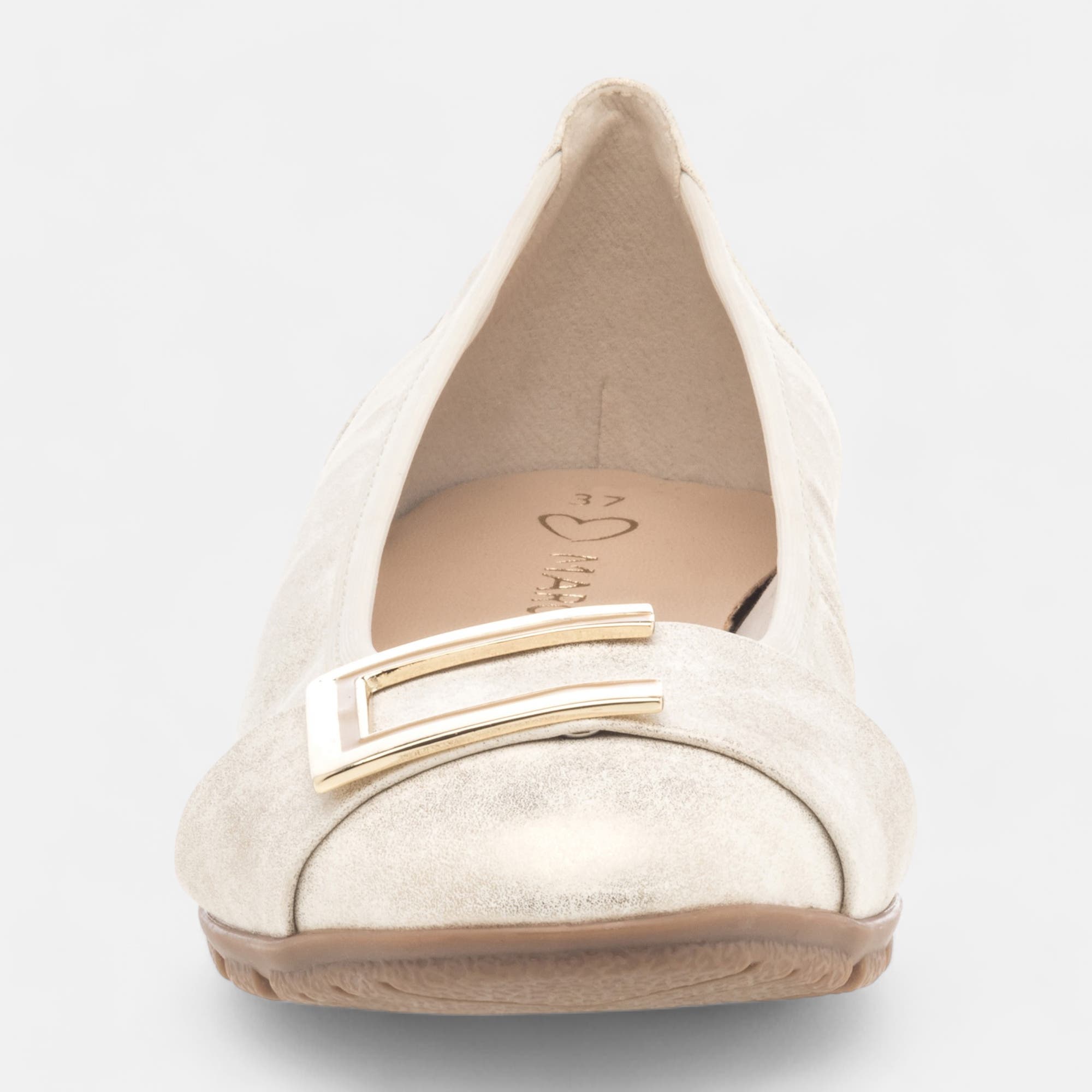 Ballerines Femme or
