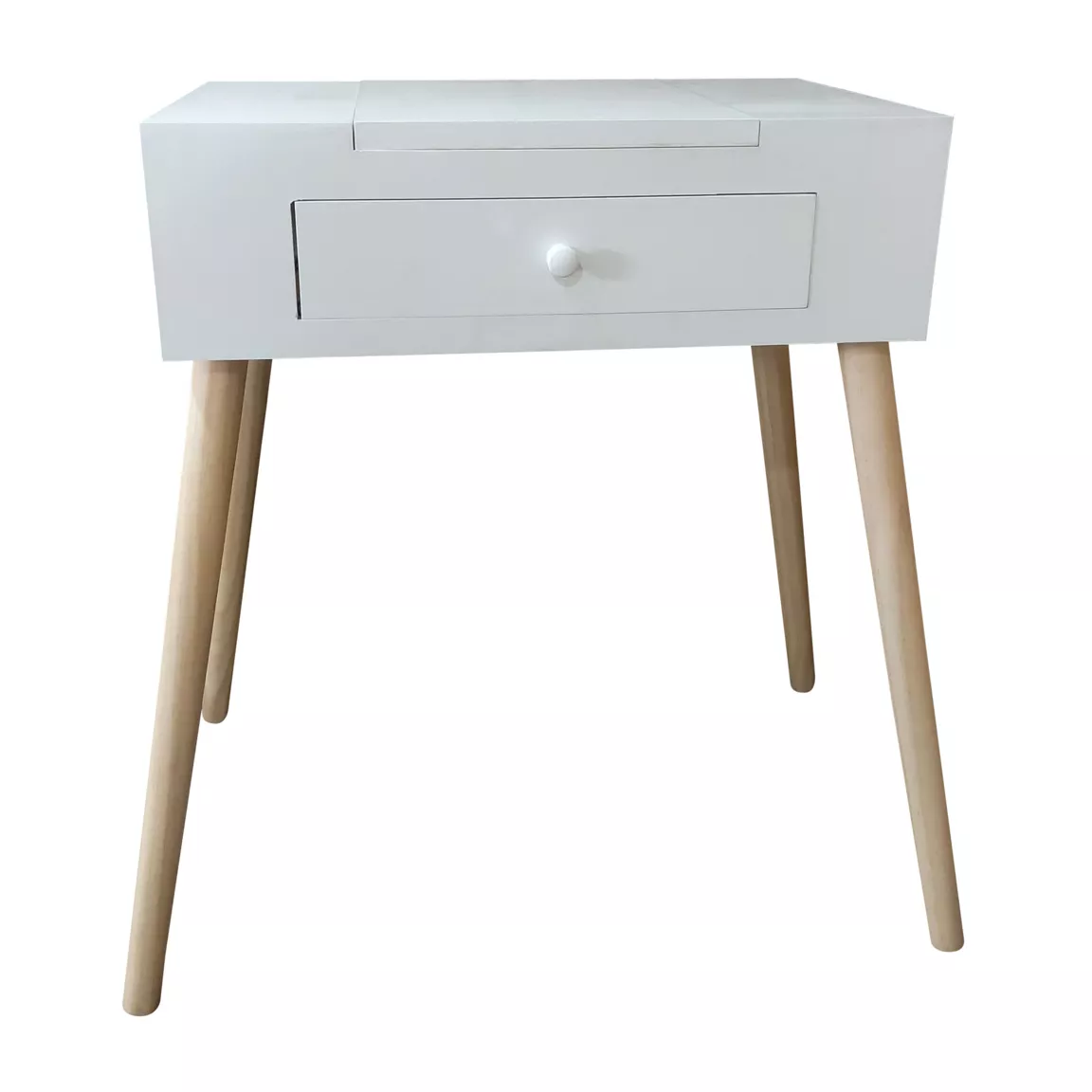 Coiffeuse enfant bois (H110 cm) Julia Blanche