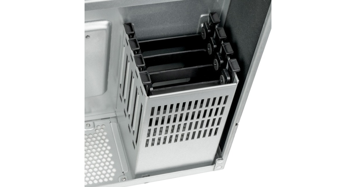 SilverStoneRM61-312, rack, serverbehuizing  (Zwart | 6U)