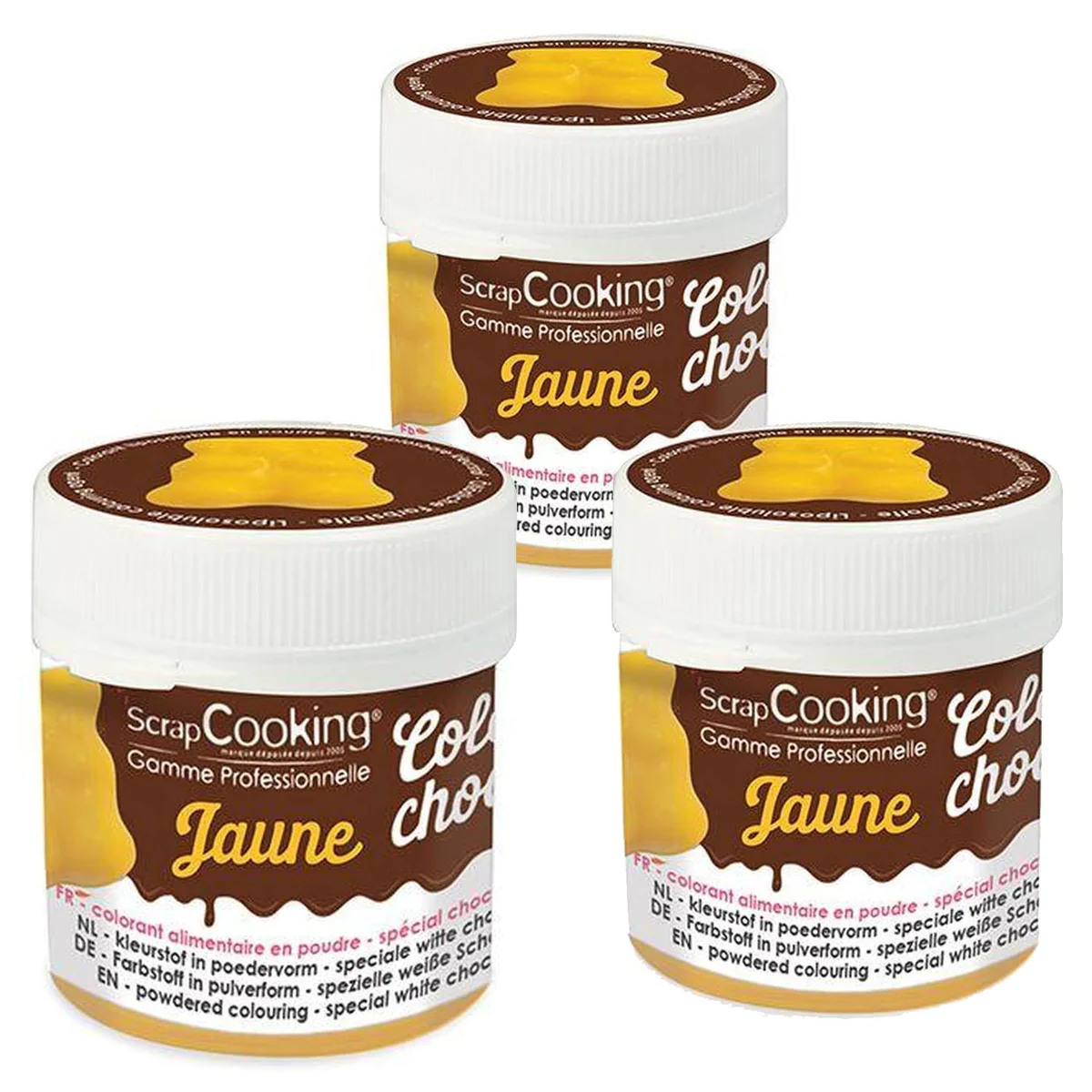 Colorant alimentaire liposoluble 15 g - jaune Scrapcooking