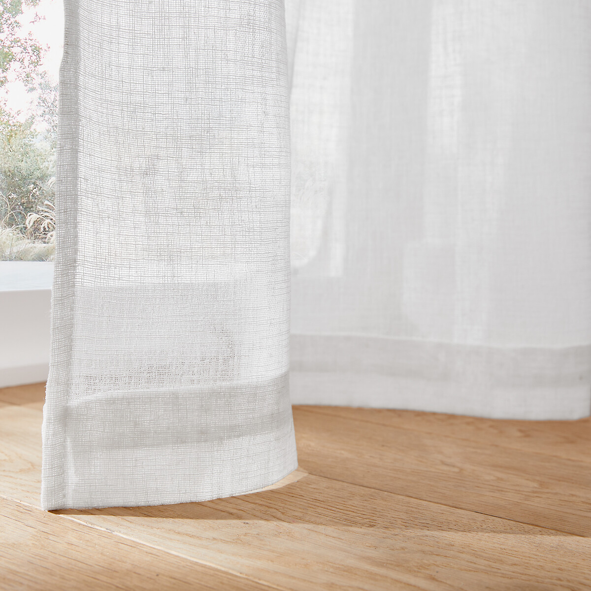 LA REDOUTE INTERIEURS<br>Cortina de vidro com laços, Nyong