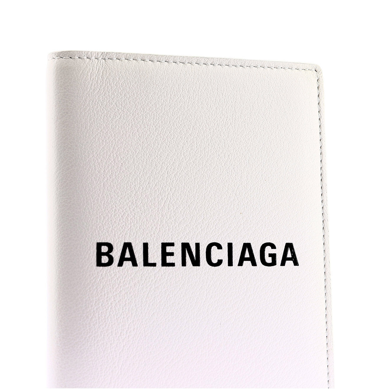 Balenciaga Porte-passeport en Cuir blanc - Très bon état - 10x14 cm