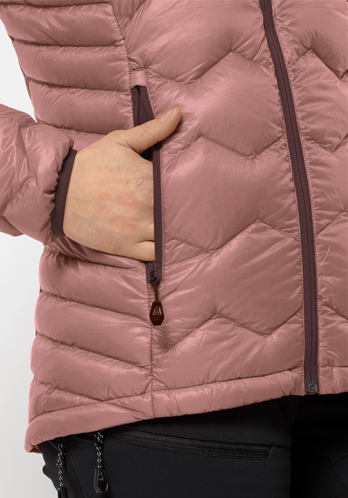 Jack Wolfskin Daunenjacke »ALPSPITZE DOWN HOODY W« mit Kapuze