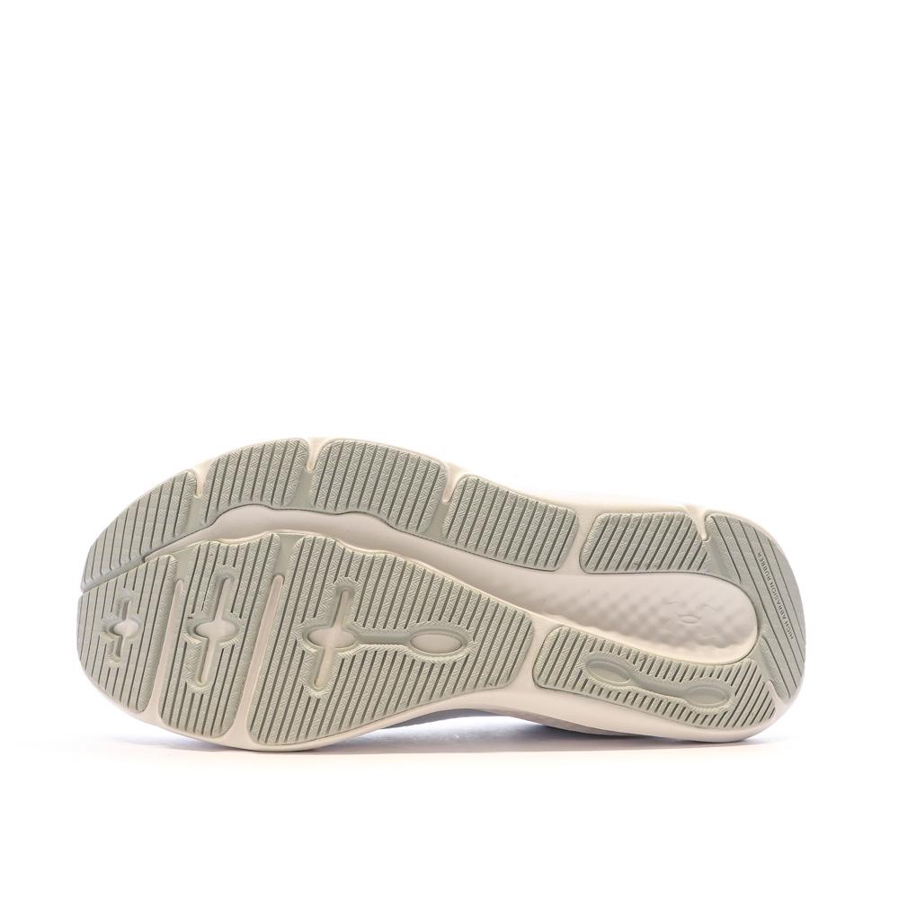 Under Armour Chaussures de Running Beige Femme Under Armour Charged Pursuit
