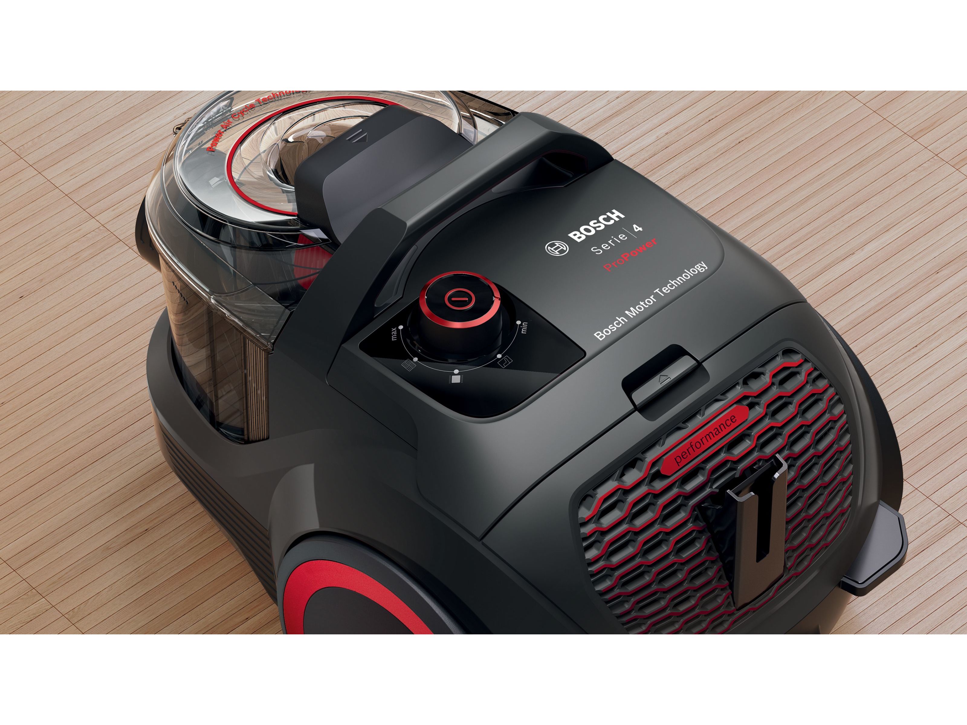 ASPIRADOR SEM SACO BOSCH BGC21POW1 PROPOWER PRETO