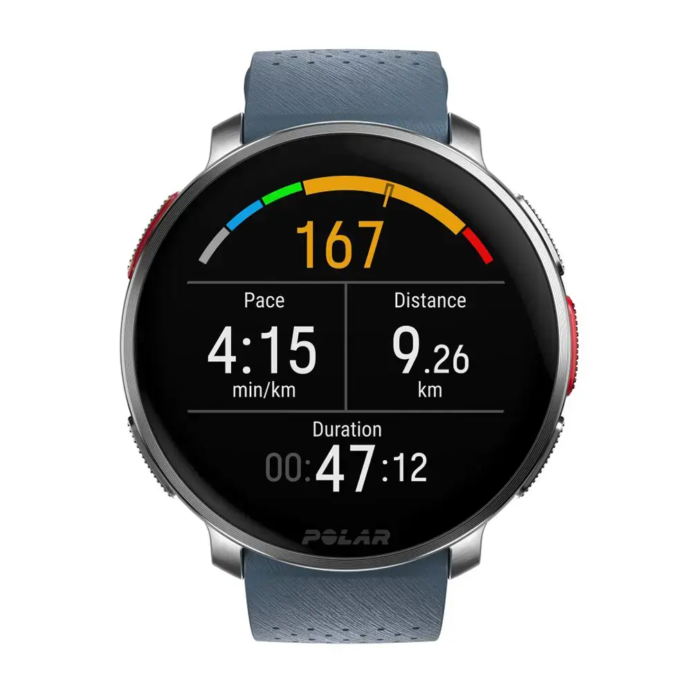 Polar Vantage V3 Sporthorloge Zilver/Blauw S-L