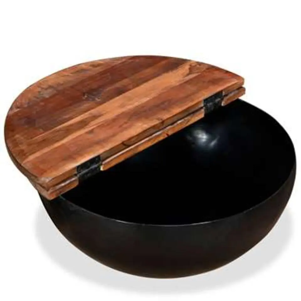 vidaXL - Salontafel - Zwart - Hout - 60 x 27 cm - 2 stuks