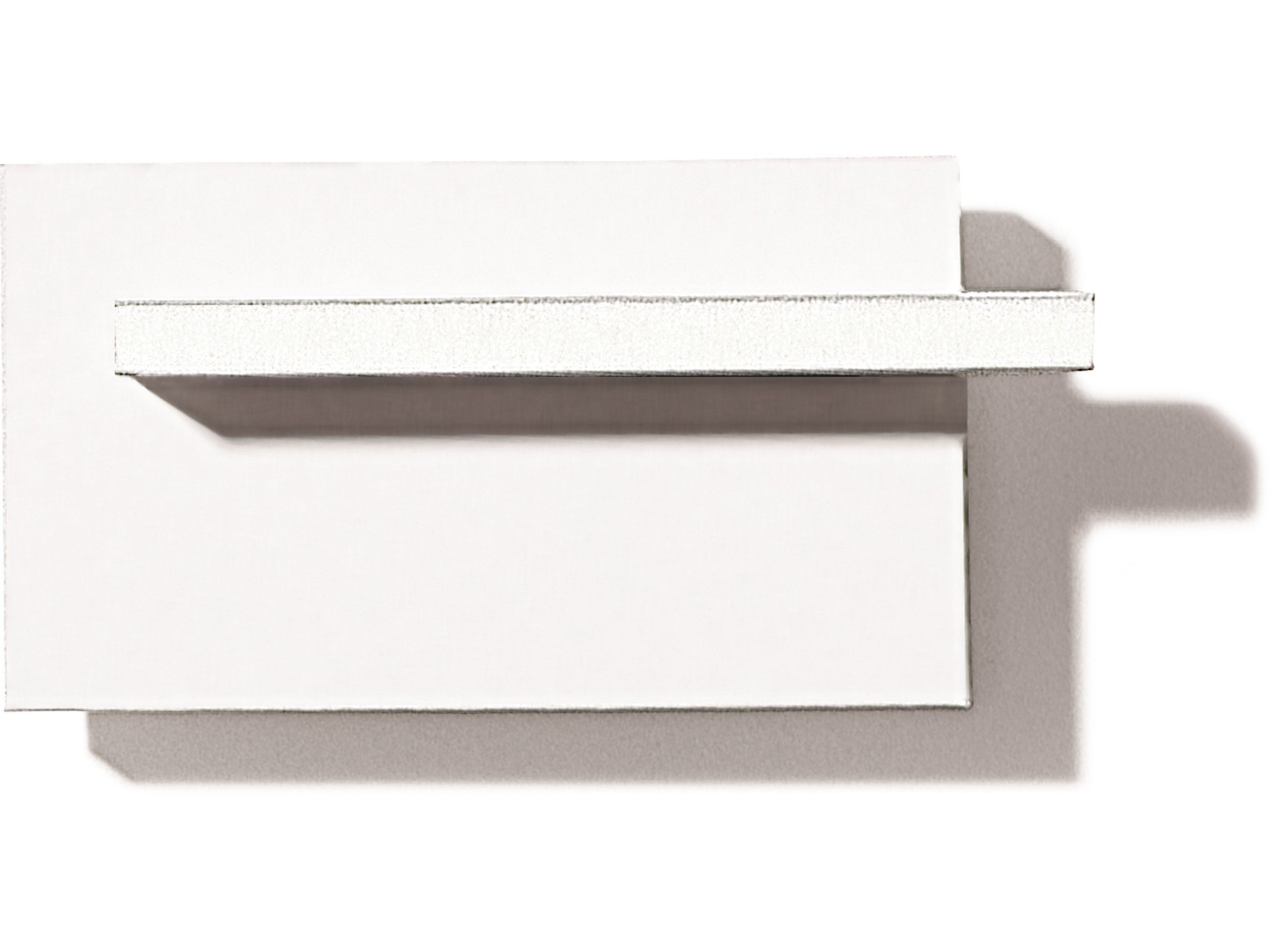 Foamboard weiß, weißer Kern