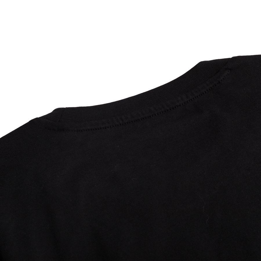 adidas Big Logo T-Shirt Manches Longues - Noir/Blanc