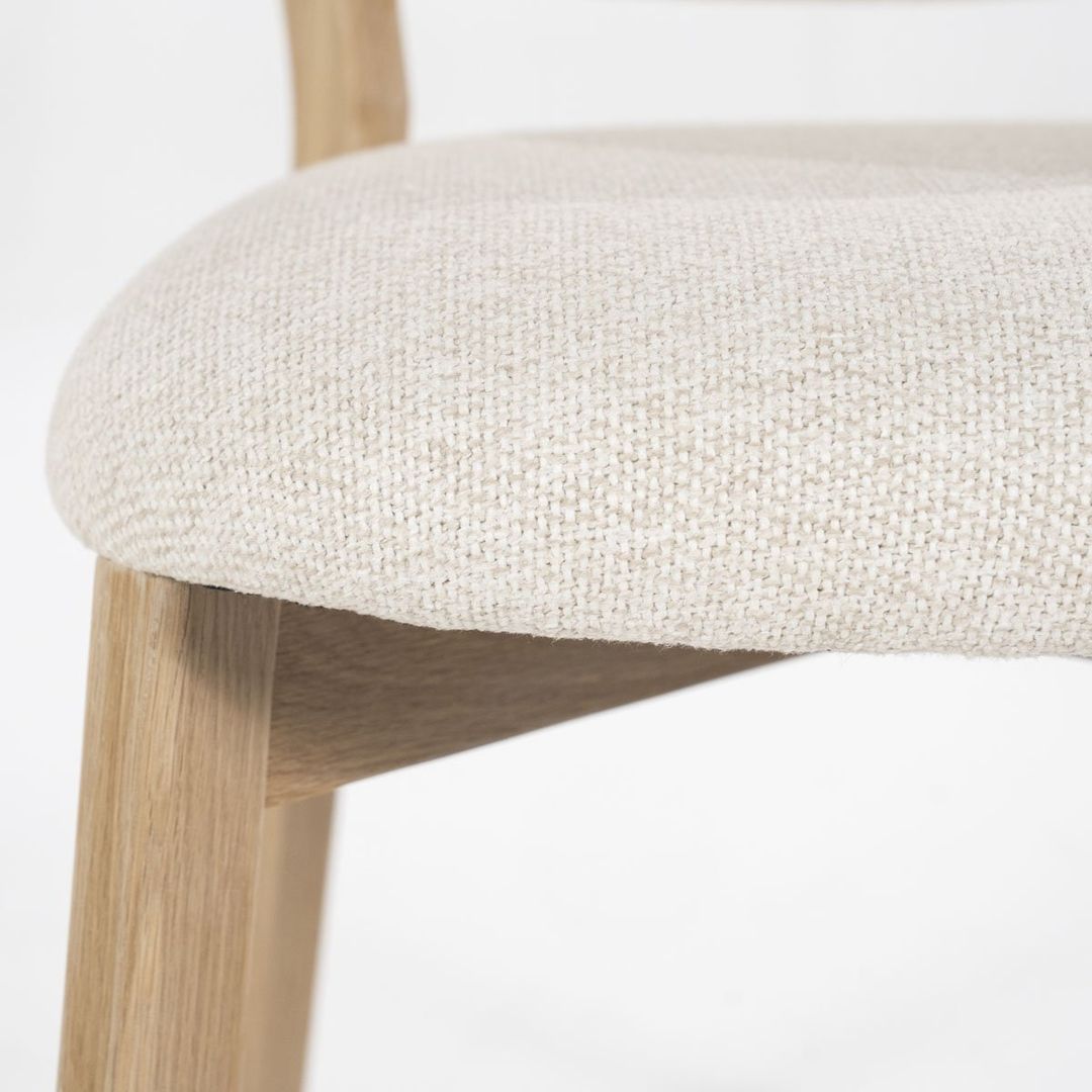 Eleonora Mikky Beige Eetkamerstoel