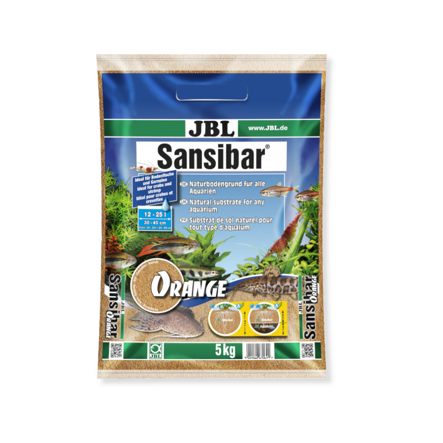 Substrato JBL Sansibar Laranja para Plantas de Aquário