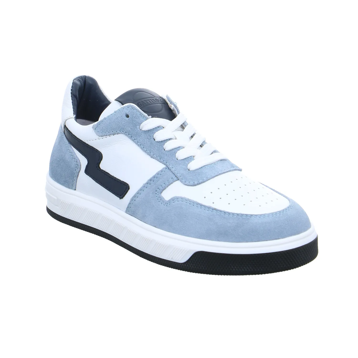 GATTINO Jungen-Halbschuh Binder Blau Leder  Sneaker
