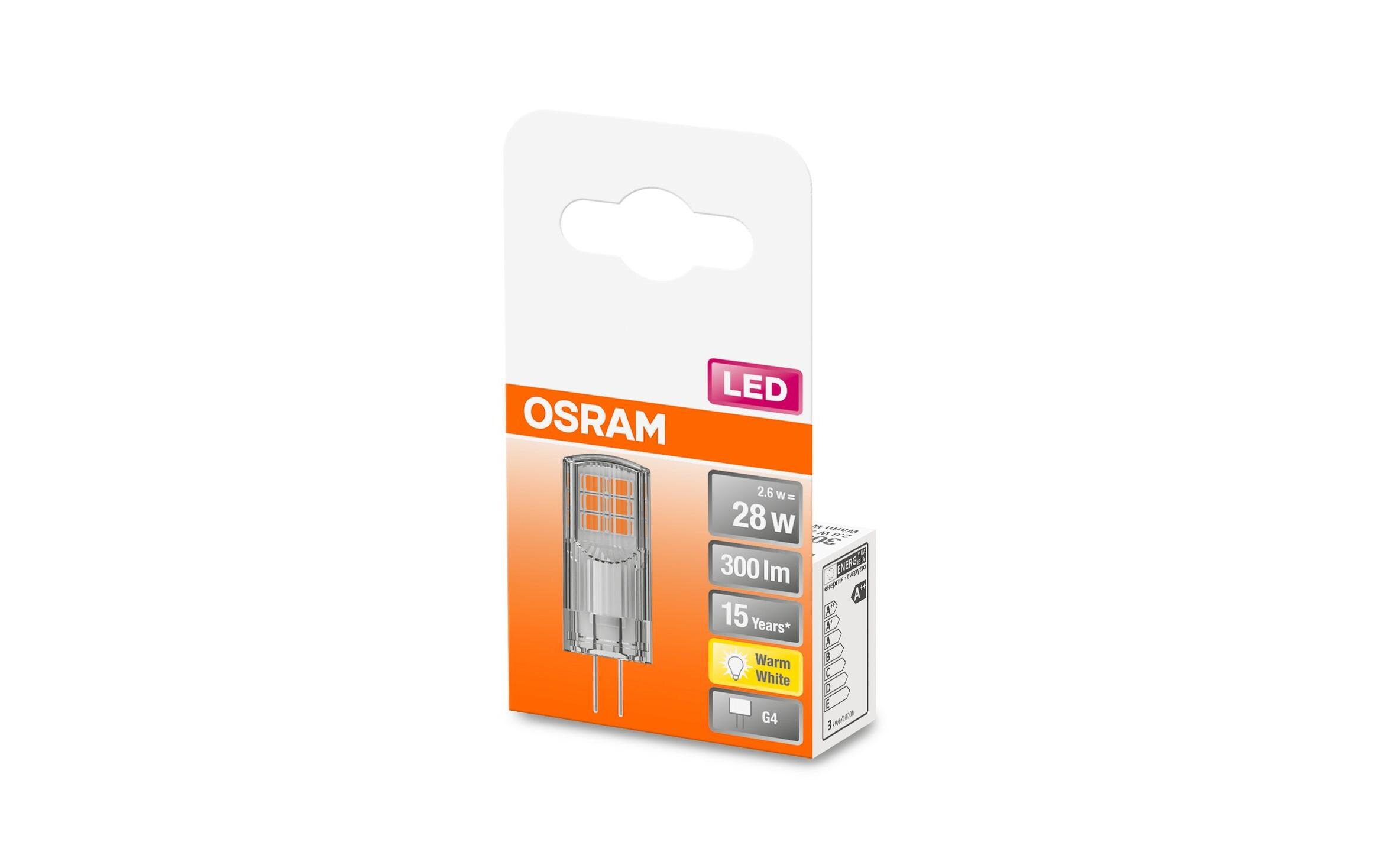 Lampe Star Pin 30, 2.6 W, G4 Warmweiss12 V-Niedervolt-LED-Lampe mit Retrofit-Stecksockel