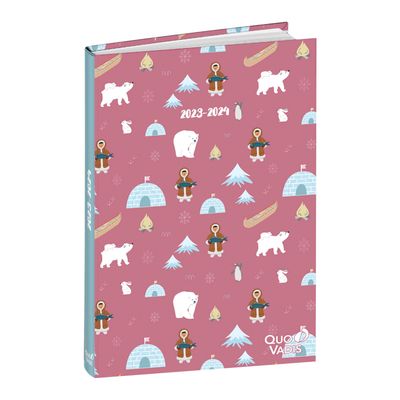 Agenda Louise & Arthur - 1 jour par page - 12 x 17 cm - inuit - Quo Vadis
