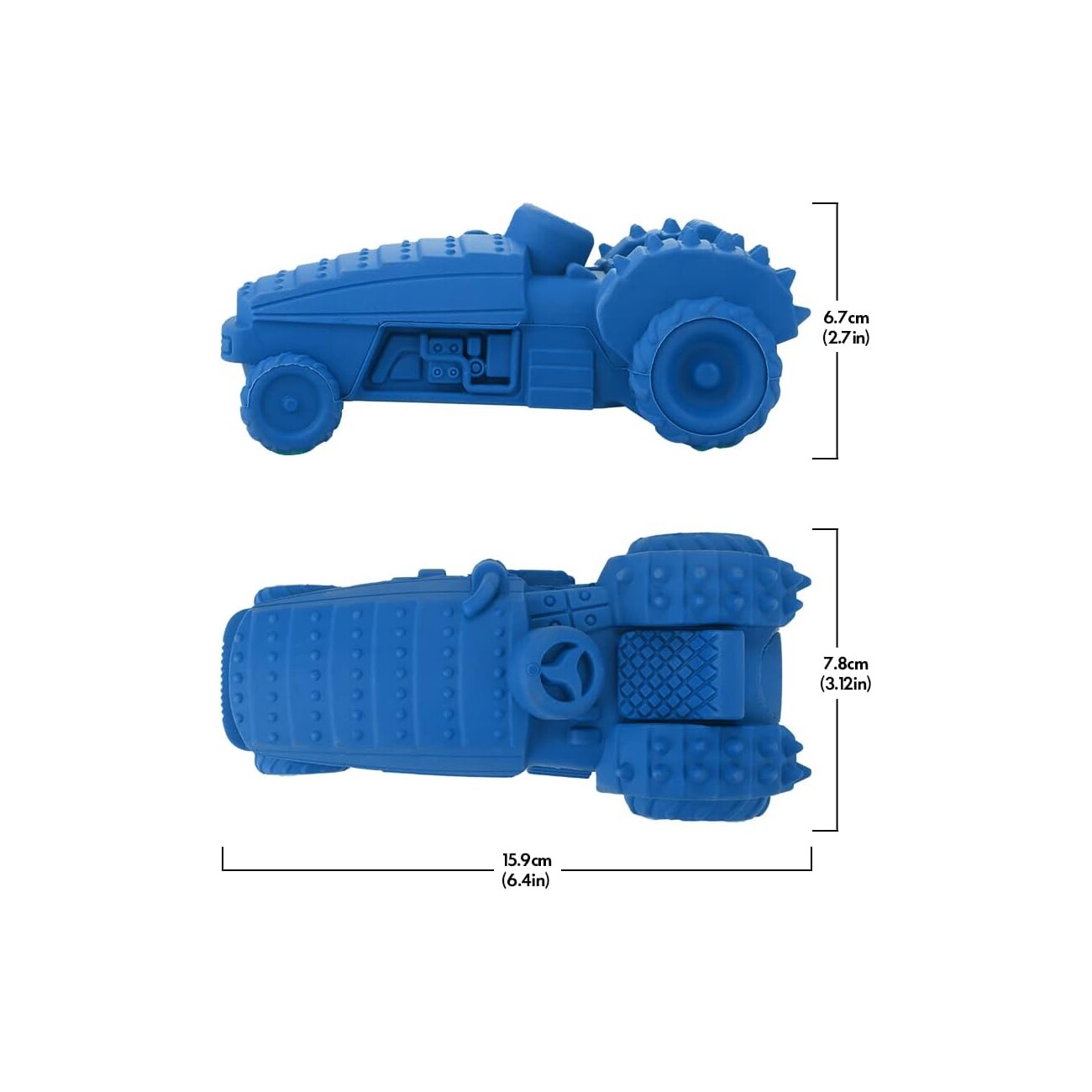 Petsation Kauspielzeug Truck blau