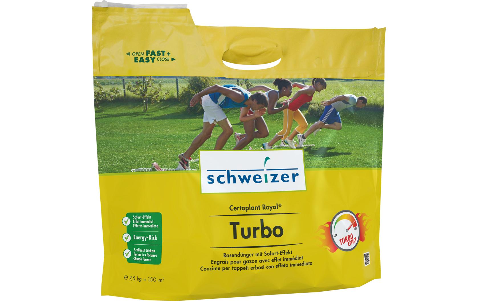 Rasendünger Certoplant Royal Turbo, 7.5 kgRasendünger mit Sofort-Effekt