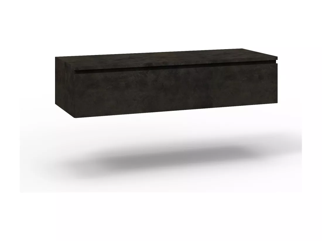 Ensemble de salle de bain 5 pièces ASTRA noir graphite/pierre de lave