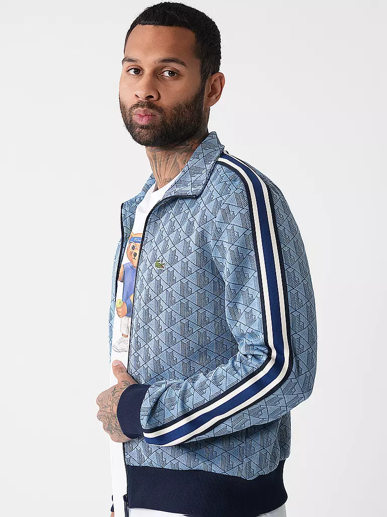 LACOSTE Sweatjacke blau